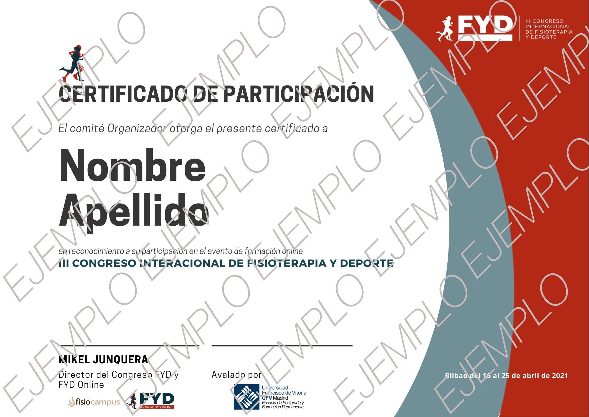 Certificado ejemplo